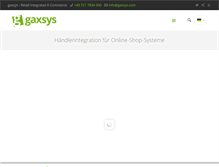 Tablet Screenshot of gaxsys.com